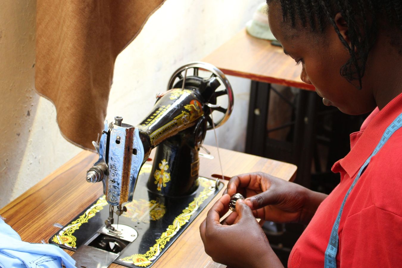 Women in vocational training session at Faraja